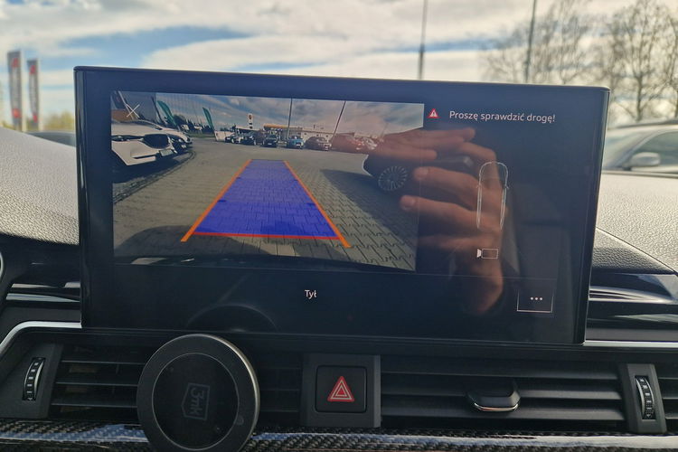 Audi A5 Radar CarbonoweListwy StanWzorowy Szyber Led Skóra Kamera Ele.Klapa zdjęcie 21