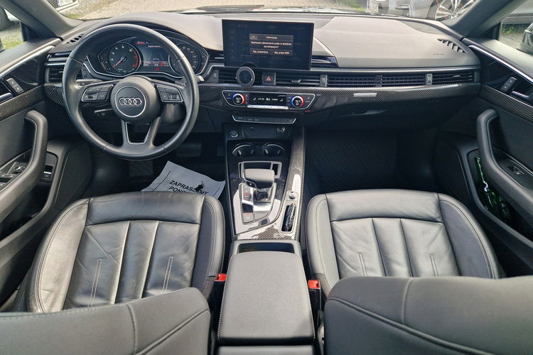 Audi A5 Radar CarbonoweListwy StanWzorowy Szyber Led Skóra Kamera Ele.Klapa zdjęcie 30