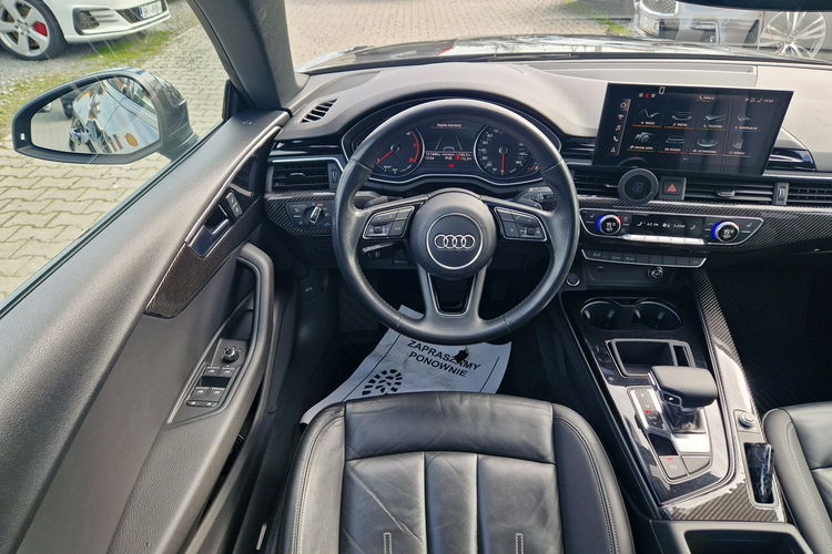 Audi A5 Radar CarbonoweListwy StanWzorowy Szyber Led Skóra Kamera Ele.Klapa zdjęcie 32