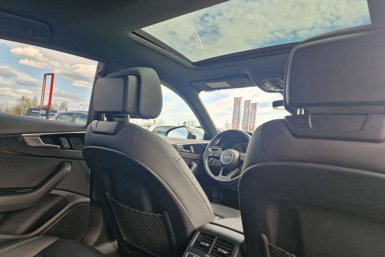 Audi A5 Radar CarbonoweListwy StanWzorowy Szyber Led Skóra Kamera Ele.Klapa zdjęcie 34