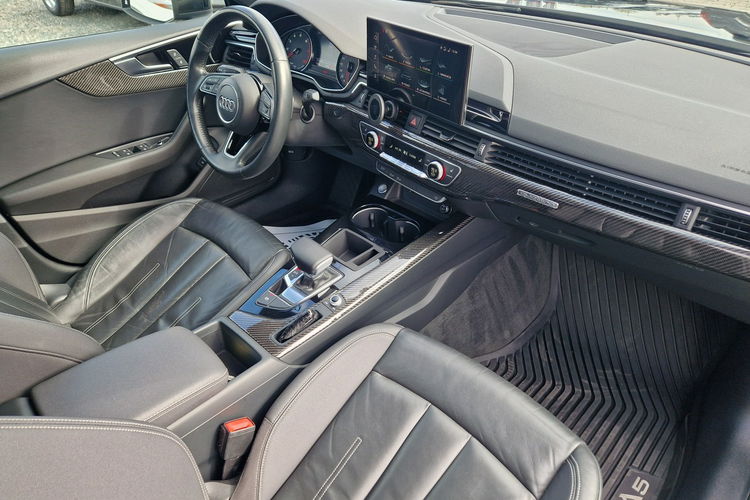 Audi A5 Radar CarbonoweListwy StanWzorowy Szyber Led Skóra Kamera Ele.Klapa zdjęcie 36