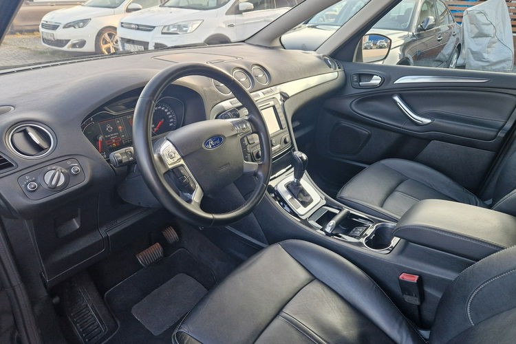 Ford S-Max Skóra Podgrz.Fotele Key-Less Podgrz.Szyba Automat Convers Ledy zdjęcie 14