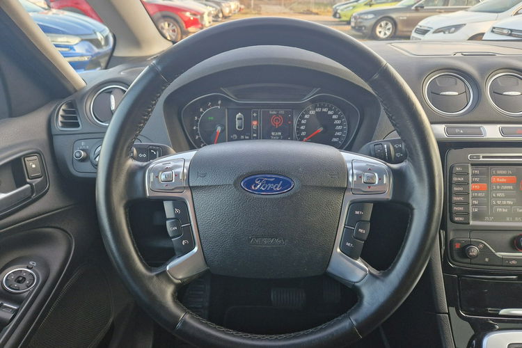 Ford S-Max Skóra Podgrz.Fotele Key-Less Podgrz.Szyba Automat Convers Ledy zdjęcie 15