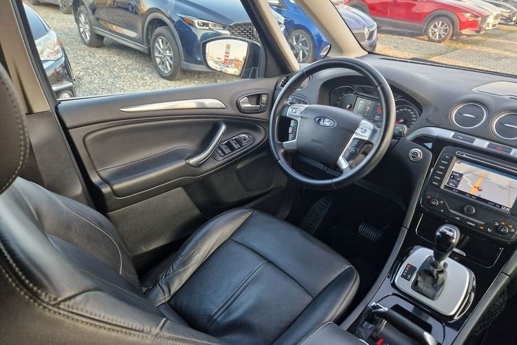 Ford S-Max Skóra Podgrz.Fotele Key-Less Podgrz.Szyba Automat Convers Ledy zdjęcie 26