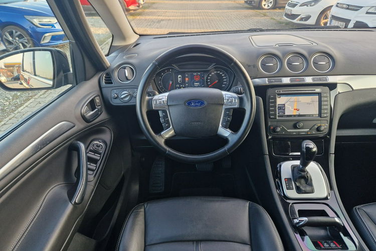 Ford S-Max Skóra Podgrz.Fotele Key-Less Podgrz.Szyba Automat Convers Ledy zdjęcie 27