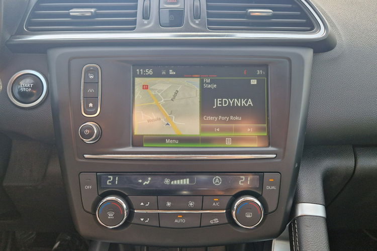 Renault Kadjar Czuj.MartwegoPola Skóra podgrz.Fotele KameraCofania Czujniki360 zdjęcie 20