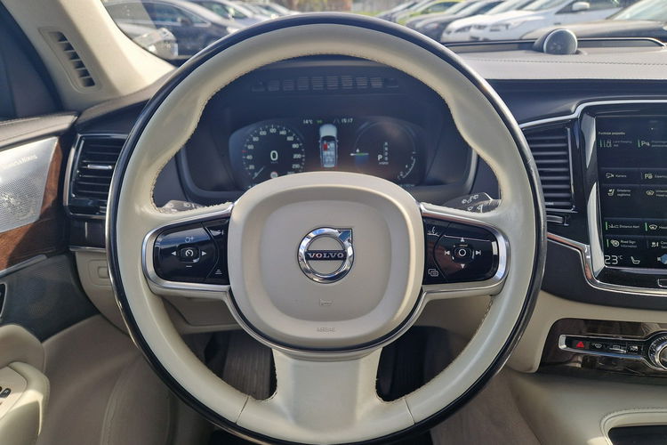 Volvo XC 90 Inscription PolskiSalon Bezwypadkowy KryształowaGałka Stan Worowy zdjęcie 17