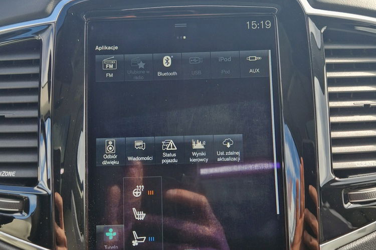 Volvo XC 90 Inscription PolskiSalon Bezwypadkowy KryształowaGałka Stan Worowy zdjęcie 21