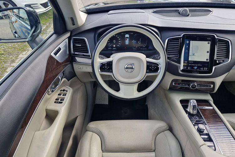 Volvo XC 90 Inscription PolskiSalon Bezwypadkowy KryształowaGałka Stan Worowy zdjęcie 35