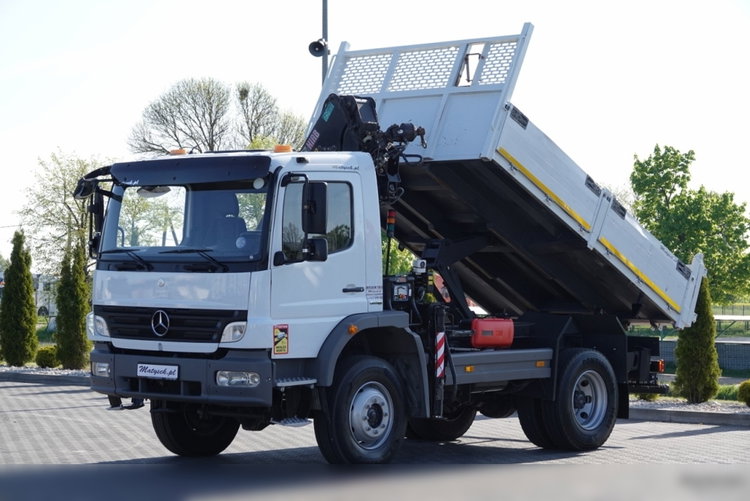 Mercedes -BENZ ATEGO 16.24 / 4X4 / WYWROTKA + HDS HIAB 111 BS-2  / PILOT /  ROTATOR /MANUAL  zdjęcie 10