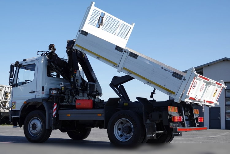 Mercedes -BENZ ATEGO 16.24 / 4X4 / WYWROTKA + HDS HIAB 111 BS-2  / PILOT /  ROTATOR /MANUAL  zdjęcie 12