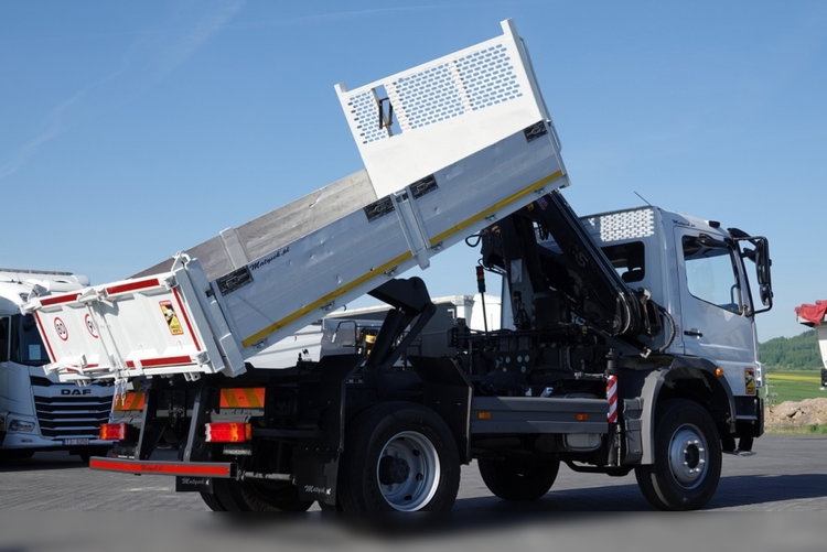 Mercedes -BENZ ATEGO 16.24 / 4X4 / WYWROTKA + HDS HIAB 111 BS-2  / PILOT /  ROTATOR /MANUAL  zdjęcie 13