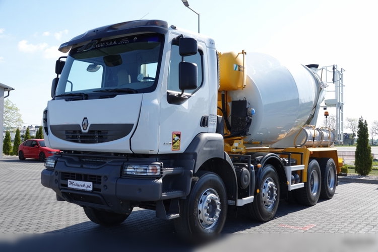 Renault KERAX 430  / 8X4 / BETONOMIESZARKA / GRUSZKA / SCHWING  STETTER zdjęcie 2