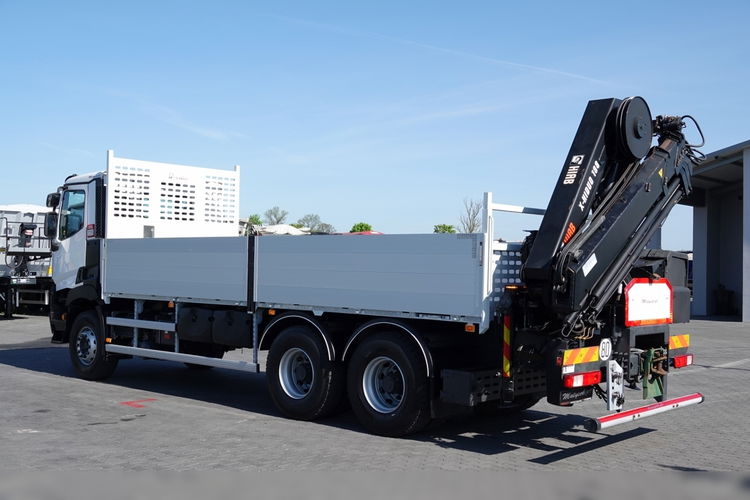 Renault C 380 / 6x4 / SKRZYNIOWY 6.85 m / + HDS HIAB 188 x-hiduo wysów: 12, 5 M / STEROWANIE RADIOWE / 2016 ROK / EURO 6 zdjęcie 10