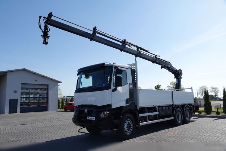 Renault C 380 / 6x4 / SKRZYNIOWY 6.85 m / + HDS HIAB 188 x-hiduo wysów: 12, 5 M / STEROWANIE RADIOWE / 2016 ROK / EURO 6 zdjęcie 2
