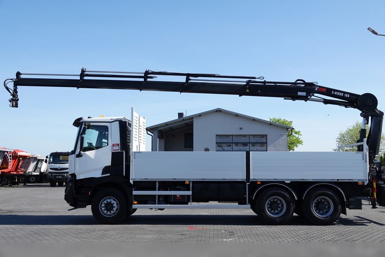 Renault C 380 / 6x4 / SKRZYNIOWY 6.85 m / + HDS HIAB 188 x-hiduo wysów: 12, 5 M / STEROWANIE RADIOWE / 2016 ROK / EURO 6 zdjęcie 3