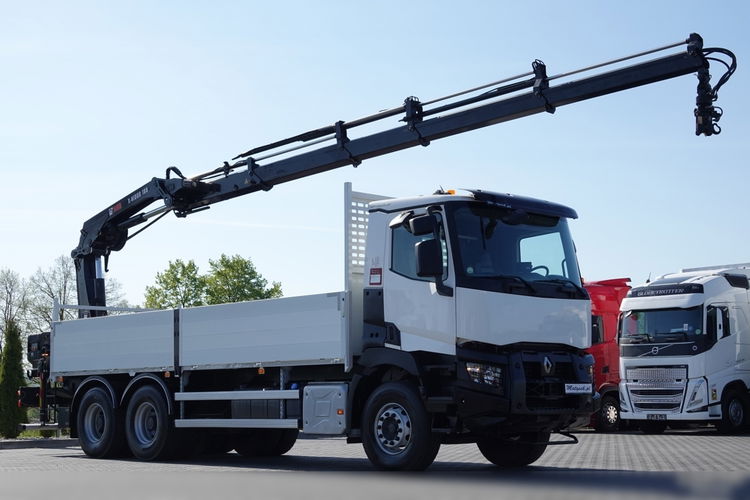 Renault C 380 / 6x4 / SKRZYNIOWY 6.85 m / + HDS HIAB 188 x-hiduo wysów: 12, 5 M / STEROWANIE RADIOWE / 2016 ROK / EURO 6 zdjęcie 8