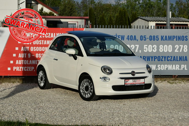 Fiat 500 1.2 70KM Automat 2020r. Polski SALON Lounge Panorama LED Klima zdjęcie 1