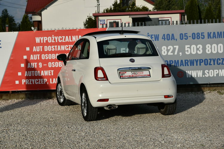 Fiat 500 1.2 70KM Automat 2020r. Polski SALON Lounge Panorama LED Klima zdjęcie 20
