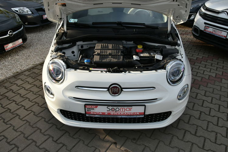 Fiat 500 1.2 70KM Automat 2020r. Polski SALON Lounge Panorama LED Klima zdjęcie 30
