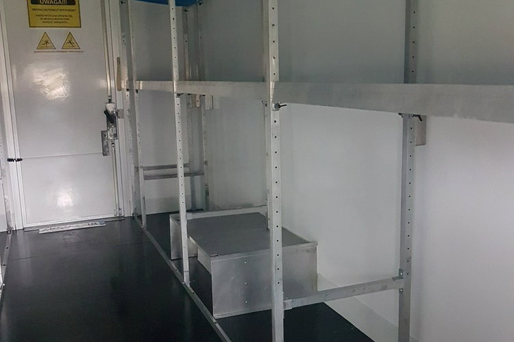 Iveco Daily KONTENER NISKOPODŁOGOWY 4.43x2.23x2.42 SKLEP BAR FOODTRUCK KAMPER AC zdjęcie 33