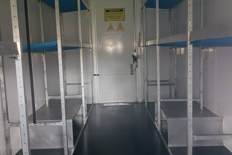 Iveco Daily KONTENER NISKOPODŁOGOWY 4.43x2.23x2.42 SKLEP BAR FOODTRUCK KAMPER AC zdjęcie 34