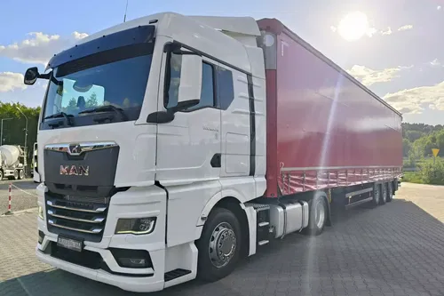MAN TGX 18.470 + SCHMITZ FIRANKA / ZESTAW MEGA / RETARDER /