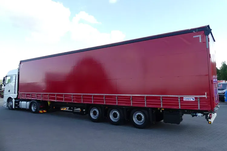 MAN TGX 18.470 + SCHMITZ FIRANKA / ZESTAW MEGA / RETARDER / zdjęcie 4