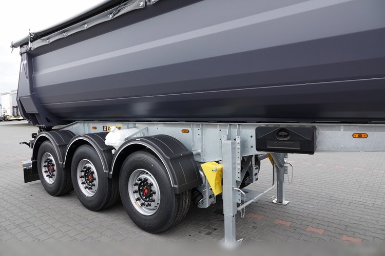 ZASŁAW WYWROTKA 25 m3 / FABRYCZNIE NOWA / OŚ PODNOSZONA /  STALOWA / RYNNA WANNA HP / DOSTĘPNA OD RĘKI zdjęcie 9