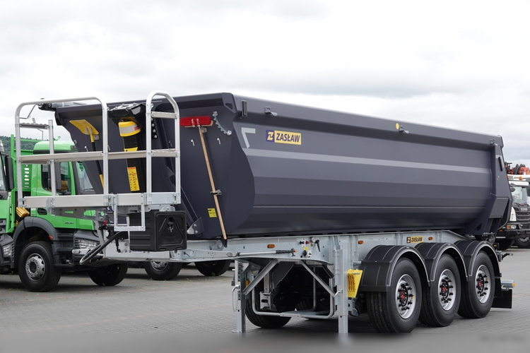 ZASŁAW WYWROTKA 25 m3 / FABRYCZNIE NOWA / OŚ PODNOSZONA /  STALOWA / RYNNA WANNA HP / DOSTĘPNA OD RĘKI zdjęcie 2