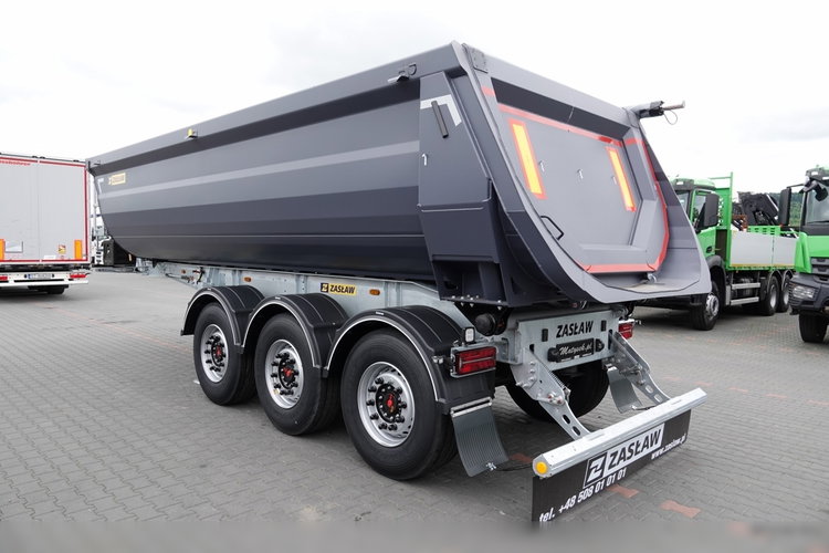 ZASŁAW WYWROTKA 25 m3 / FABRYCZNIE NOWA / OŚ PODNOSZONA /  STALOWA / RYNNA WANNA HP / DOSTĘPNA OD RĘKI zdjęcie 4