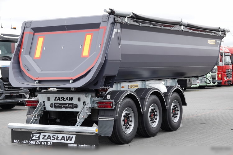 ZASŁAW WYWROTKA 25 m3 / FABRYCZNIE NOWA / OŚ PODNOSZONA /  STALOWA / RYNNA WANNA HP / DOSTĘPNA OD RĘKI zdjęcie 7