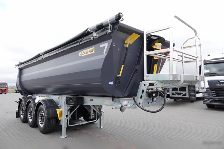 ZASŁAW WYWROTKA 25 m3 / FABRYCZNIE NOWA / OŚ PODNOSZONA /  STALOWA / RYNNA WANNA HP / DOSTĘPNA OD RĘKI zdjęcie 8