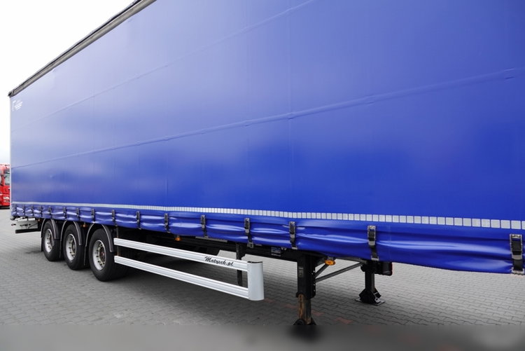 Fruehauf / FIRANKA / MEGA / LOW DECK /  BARDZO MOCNA PODŁOGA SZYNA-DESKA / SAF / DACH PODNOSZONY / SPROWADZONA zdjęcie 9