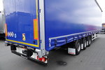 Fruehauf / FIRANKA / MEGA / LOW DECK /  BARDZO MOCNA PODŁOGA SZYNA-DESKA / SAF / DACH PODNOSZONY / SPROWADZONA zdjęcie 13