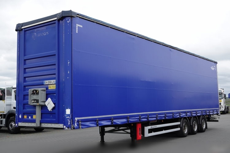 Fruehauf / FIRANKA / MEGA / LOW DECK /  BARDZO MOCNA PODŁOGA SZYNA-DESKA / SAF / DACH PODNOSZONY / SPROWADZONA zdjęcie 2