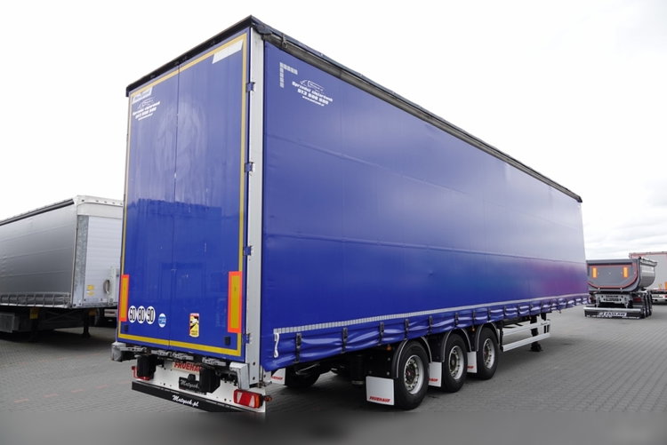 Fruehauf / FIRANKA / MEGA / LOW DECK /  BARDZO MOCNA PODŁOGA SZYNA-DESKA / SAF / DACH PODNOSZONY / SPROWADZONA zdjęcie 6