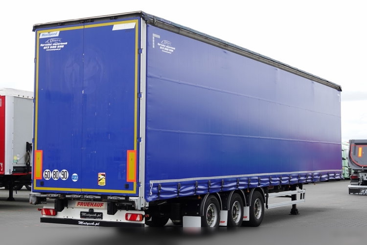 Fruehauf / FIRANKA / MEGA / LOW DECK /  BARDZO MOCNA PODŁOGA SZYNA-DESKA / SAF / DACH PODNOSZONY / SPROWADZONA zdjęcie 7