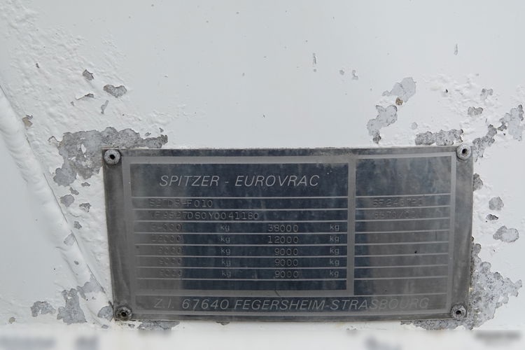 Spitzer CEMENTONACZEPA / 37 000 L / SILOS / 3 KOMORY / OSIE SAF / ALUFELGI  zdjęcie 18