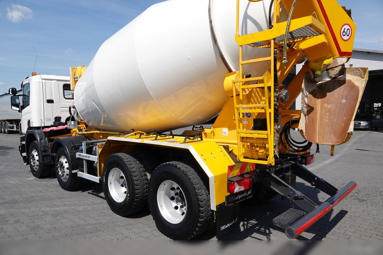 Scania P 410 / 8x4 / GRUSZKA / LIEBHERR /  9m3 /  OPTICRIUSE + SPRZĘGŁO / BETONOMIESZARKA / ALUFELGI / EURO 6 zdjęcie 14