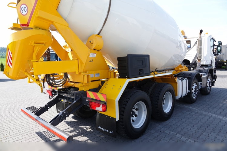 Scania P 410 / 8x4 / GRUSZKA / LIEBHERR /  9m3 /  OPTICRIUSE + SPRZĘGŁO / BETONOMIESZARKA / ALUFELGI / EURO 6 zdjęcie 16