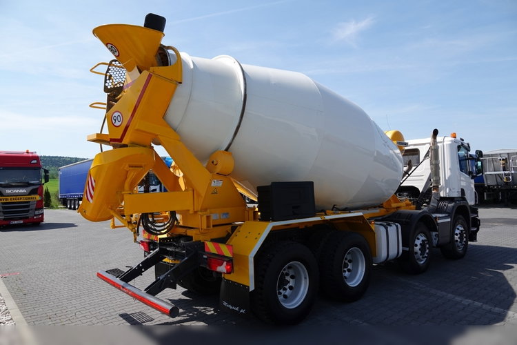 Scania P 410 / 8x4 / GRUSZKA / LIEBHERR /  9m3 /  OPTICRIUSE + SPRZĘGŁO / BETONOMIESZARKA / ALUFELGI / EURO 6 zdjęcie 5