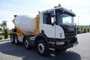 Scania P 410 / 8x4 / GRUSZKA / LIEBHERR /  9m3 /  OPTICRIUSE + SPRZĘGŁO / BETONOMIESZARKA / ALUFELGI / EURO 6 zdjęcie 7