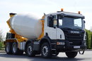 Scania P 410 / 8x4 / GRUSZKA / LIEBHERR /  9m3 /  OPTICRIUSE + SPRZĘGŁO / BETONOMIESZARKA / ALUFELGI / EURO 6 zdjęcie 8