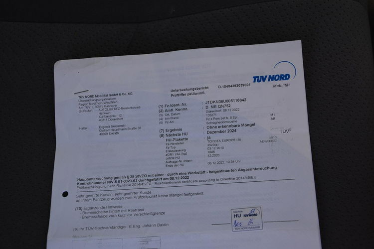 Toyota Prius 166 przebieg I-właściciel Klimatronic Head Up Keyless go z Niemiec zdjęcie 32