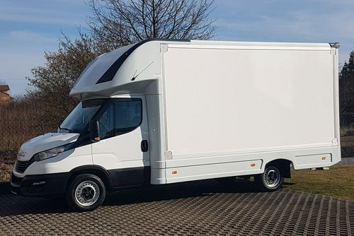 Iveco Daily KONTENER NISKOPODŁOGOWY 4.43x2.23x2.42 SKLEP BAR FOODTRUCK KAMPER AC