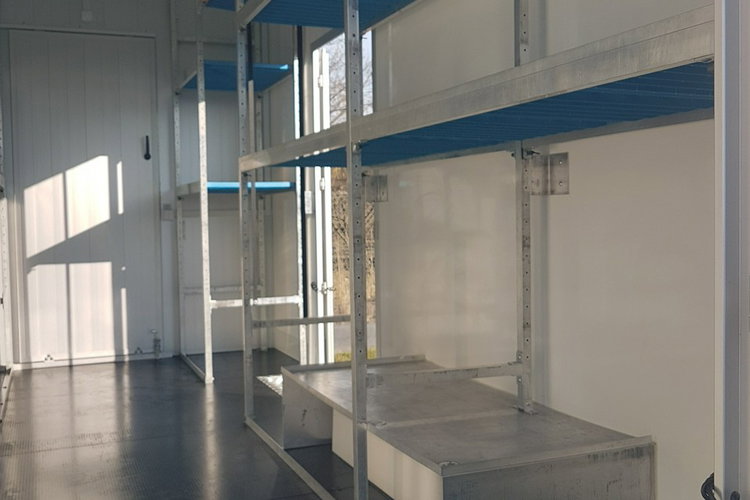 Iveco Daily KONTENER NISKOPODŁOGOWY 4.43x2.23x2.42 SKLEP BAR FOODTRUCK KAMPER AC zdjęcie 18