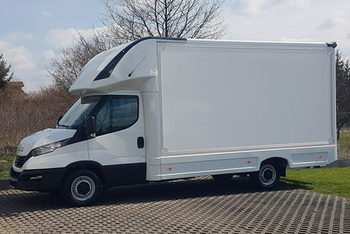 Iveco Daily KONTENER NISKOPODŁOGOWY 4.43x2.23x2.42 SKLEP BAR FOODTRUCK KAMPER AC
