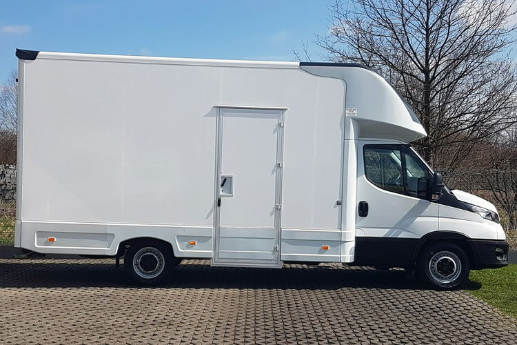 Iveco Daily KONTENER NISKOPODŁOGOWY 4.43x2.23x2.42 SKLEP BAR FOODTRUCK KAMPER AC zdjęcie 12
