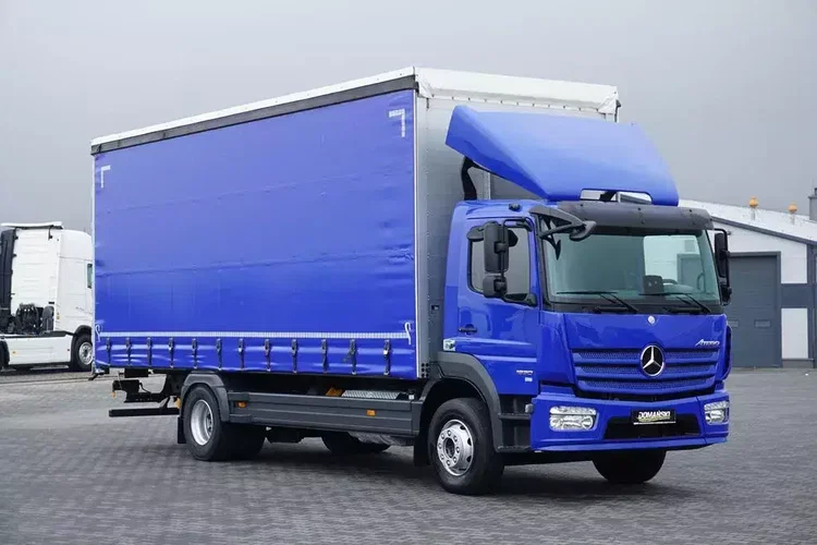 Mercedes ATEGO / 1630 / ACC / E 6 / FIRANKA / 18 PALET / ŁAD. 8880 KG zdjęcie 1
